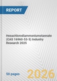 Hexachlorodiammoniumstannate (CAS 16960-53-5) Industry Research 2025: Global and Regional Market Trends 2019-2024 and Forecast to 2029- Product Image