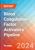 Blood Coagulation Factor Activators - Pipeline Insight, 2024- Product Image