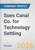 Sues Canal Co. for Technology Settling Fundamental Company Report Including Financial, SWOT, Competitors and Industry Analysis- Product Image