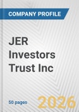 JER Investors Trust Inc. Fundamental Company Report Including Financial, SWOT, Competitors and Industry Analysis- Product Image