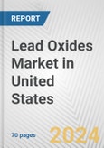 Lead Oxides Market in United States: Business Report 2024- Product Image