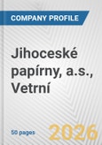 Jihoceské papírny, a.s., Vetrní Fundamental Company Report Including Financial, SWOT, Competitors and Industry Analysis- Product Image
