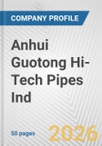 Anhui Guotong Hi-Tech Pipes Ind Fundamental Company Report Including Financial, SWOT, Competitors and Industry Analysis- Product Image