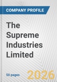 The Supreme Industries Limited Fundamental Company Report Including Financial, SWOT, Competitors and Industry Analysis- Product Image