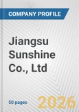 Jiangsu Sunshine Co., Ltd. Fundamental Company Report Including Financial, SWOT, Competitors and Industry Analysis- Product Image
