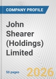 John Shearer (Holdings) Limited Fundamental Company Report Including Financial, SWOT, Competitors and Industry Analysis- Product Image