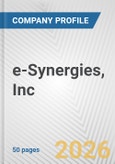 e-Synergies, Inc. Fundamental Company Report Including Financial, SWOT, Competitors and Industry Analysis- Product Image