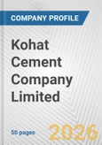 Kohat Cement Company Limited Fundamental Company Report Including Financial, SWOT, Competitors and Industry Analysis- Product Image