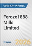Feroze1888 Mills Limited Fundamental Company Report Including Financial, SWOT, Competitors and Industry Analysis- Product Image