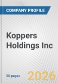 Koppers Holdings Inc. Fundamental Company Report Including Financial, SWOT, Competitors and Industry Analysis- Product Image