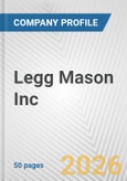 Legg Mason Inc. Fundamental Company Report Including Financial, SWOT, Competitors and Industry Analysis- Product Image