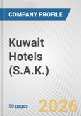 Kuwait Hotels (S.A.K.) Fundamental Company Report Including Financial, SWOT, Competitors and Industry Analysis- Product Image