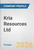 Kria Resources Ltd. Fundamental Company Report Including Financial, SWOT, Competitors and Industry Analysis- Product Image