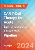 CAR T-Cell Therapy for Acute Lymphoblastic Leukemia - Pipeline Insight, 2024- Product Image