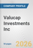 Valucap Investments Inc. Fundamental Company Report Including Financial, SWOT, Competitors and Industry Analysis- Product Image