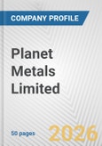 Planet Metals Limited Fundamental Company Report Including Financial, SWOT, Competitors and Industry Analysis- Product Image
