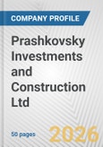 Prashkovsky Investments and Construction Ltd. Fundamental Company Report Including Financial, SWOT, Competitors and Industry Analysis- Product Image