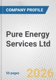 Pure Energy Services Ltd. Fundamental Company Report Including Financial, SWOT, Competitors and Industry Analysis- Product Image