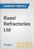 Raasi Refractories Ltd. Fundamental Company Report Including Financial, SWOT, Competitors and Industry Analysis- Product Image