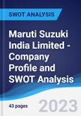 Maruti Suzuki India Limited - Company Profile and SWOT Analysis- Product Image