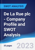 De La Rue plc - Company Profile and SWOT Analysis- Product Image