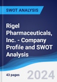 Rigel Pharmaceuticals, Inc. - Company Profile and SWOT Analysis- Product Image