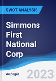 Simmons First National Corp - Strategy, SWOT and Corporate Finance Report- Product Image