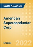 American Superconductor Corp (AMSC) - Financial and Strategic SWOT Analysis Review- Product Image