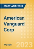 American Vanguard Corp (AVD) - Financial and Strategic SWOT Analysis Review- Product Image