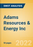 Adams Resources & Energy Inc (AE) - Financial and Strategic SWOT Analysis Review- Product Image