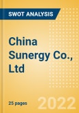 China Sunergy Co., Ltd. - Strategic SWOT Analysis Review- Product Image