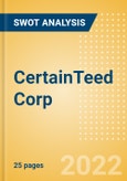 CertainTeed Corp - Strategic SWOT Analysis Review- Product Image