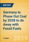 Germany to Phase Out Coal by 2038 to do Away with Fossil Fuels - Product Thumbnail Image