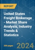 United States Freight Brokerage - Market Share Analysis, Industry Trends & Statistics, Growth Forecasts 2020 - 2029- Product Image