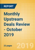 Monthly Upstream Deals Review - October 2019- Product Image