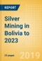 Silver Mining in Bolivia to 2023 - Product Thumbnail Image
