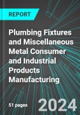 Plumbing Fixtures and Miscellaneous Metal Consumer and Industrial Products (Such as Ladders, Chests and Safes) Manufacturing (U.S.): Analytics, Extensive Financial Benchmarks, Metrics and Revenue Forecasts to 2030, NAIC 332999- Product Image
