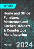 Home (Residential) and Office (Commercial) Furniture, Mattresses (Bedding) and Kitchen Cabinets & Countertops Manufacturing (U.S.): Analytics, Extensive Financial Benchmarks, Metrics and Revenue Forecasts to 2030, NAIC 337000- Product Image