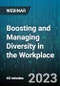 Boosting and Managing Diversity in the Workplace : Best Practices - Webinar (Recorded) - Product Image