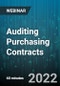 Auditing Purchasing Contracts - Webinar (Recorded) - Product Thumbnail Image
