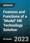 Features and Functions of a "Model" HR Technology Solution - Webinar (Recorded) - Product Image