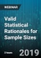 2-Hour Virtual Seminar on Valid Statistical Rationales for Sample Sizes - Webinar (Recorded) - Product Thumbnail Image