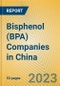 Bisphenol (BPA) Companies in China - Product Image