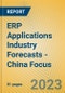ERP Applications Industry Forecasts - China Focus - Product Image