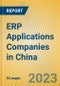 ERP Applications Companies in China - Product Image