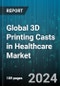 Global 3D Printing Casts in Healthcare Market by Material (Bio Materials, Ceramics, Metals), Application (3D Bioprinting Tissues & Organs, 3D Printed Drugs & Personalised Medicine, Knee Replacement & Prosthetics) - Forecast 2024-2030 - Product Image