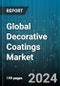 Global Decorative Coatings Market by Resin Type (Acrylic Resin, Alkyd Resin, Polyurethane Resin), Technology (Powder Coatings, Solventborne Coatings, Waterborne Coatings), Coating Type, Product Type, User Type, Application - Forecast 2024-2030 - Product Thumbnail Image