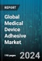 Global Medical Device Adhesive Market by Resin Type (Acrylic, Albumin, Collagen), Technology (Hot Melt, Solvent Based, Water Based), Application - Forecast 2024-2030 - Product Thumbnail Image