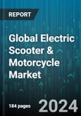 Global Electric Scooter & Motorcycle Market by Vehicle (E-Motorcycle, E-Scooter/Moped), Capacity (75-100 Miles, Above 100 Miles, Below 75 Miles), Technology, Voltage, Usage - Forecast 2024-2030- Product Image