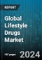 Global Lifestyle Drugs Market by Therapeutic Type (Dermatology, Insomnia, Obesity), Form (Creams, Gels, Oral Syrups), Distribution - Forecast 2024-2030 - Product Image